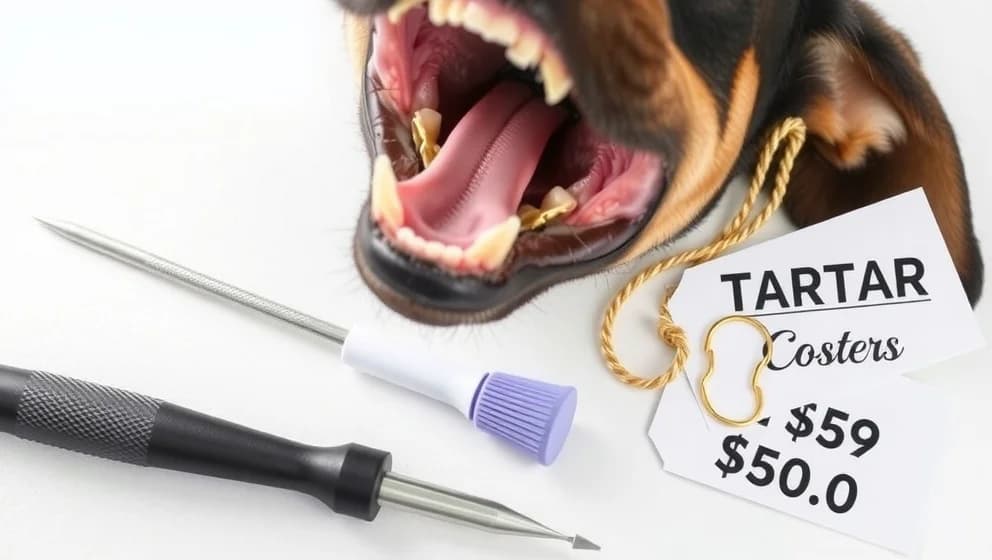 Vad kostar det att ta bort tandsten på hund